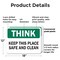 Signmission Safety Culture Sign, 18 in Width, Plastic, Rectangle OS-2PACK-TS-P-1218-L-19621 - alternate 4
